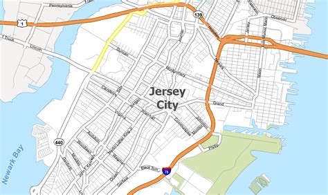 Jersey City, NJ Map & Directions .
